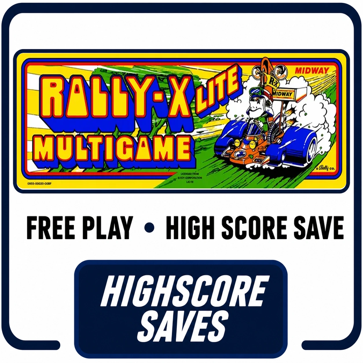 Rally X | New Rally X Lite Free Play and High Score Save Kit