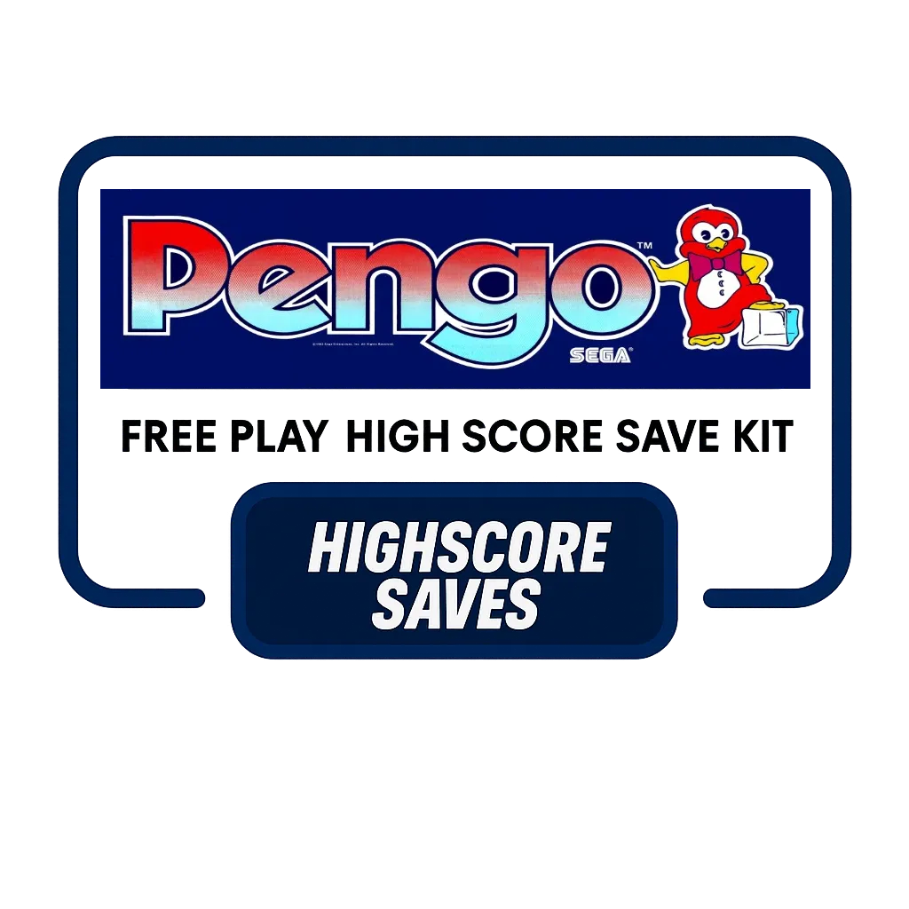 Pengo Free Play and High Score Save Kit Pengo Free Play and High Score Save Kit