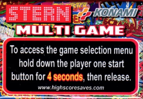Scramble | Super Cobra Multigame Instruction Magnet Scramble | Super Cobra Multigame Instruction Magnet
