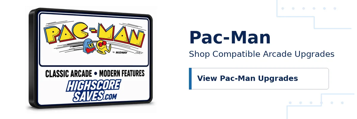 Pac-Man Free Play and High Score Save Kits