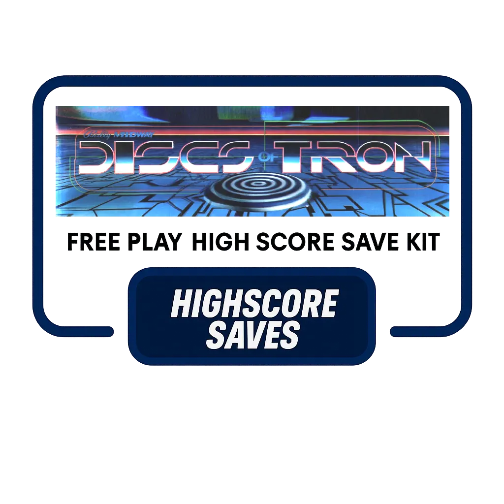 Discs of Tron Free Play and High Score Save Kit Discs of Tron Free Play and High Score Save Kit