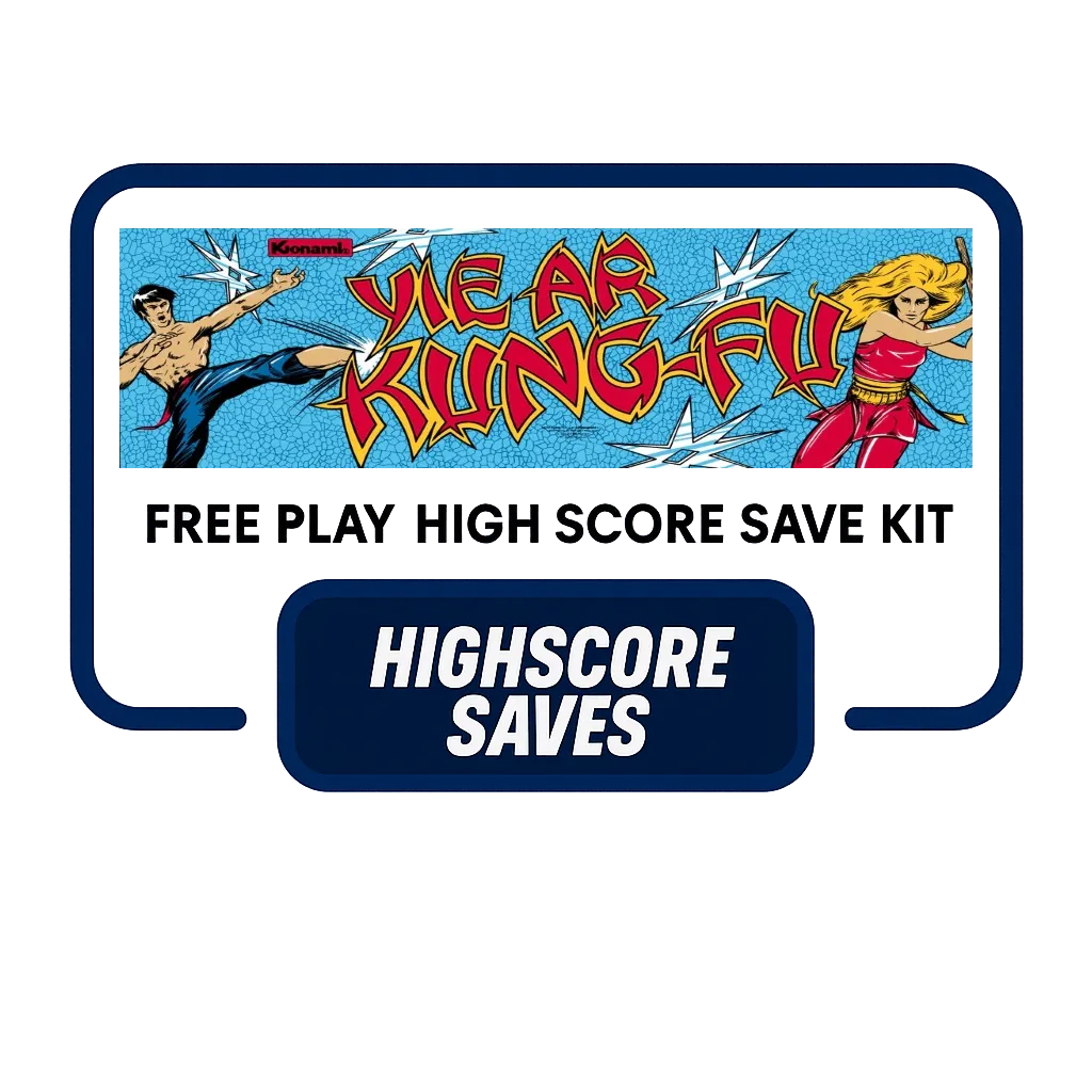 Yie Ar Kung Fu Free Play and High Score Save Kit Yie Ar Kung Fu Free Play and High Score Save Kit