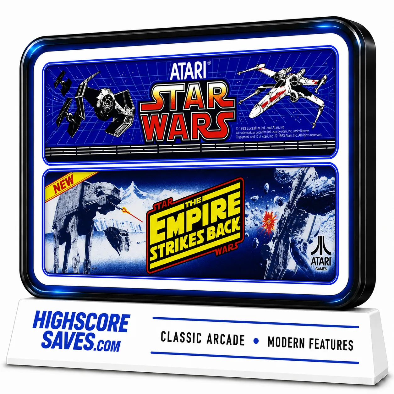 Star Wars | Empire Strikes Back Multigame Free Play and High Score Save Kit