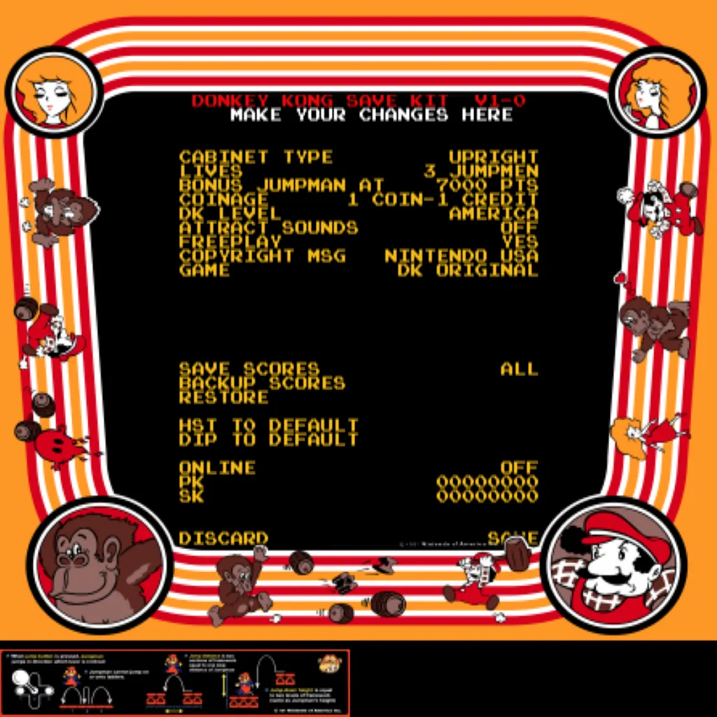 Play High Donkey Kong Pauline Edition Free Play and High Score Save Kit