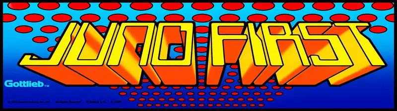 Juno First Free Play and High Score Save Kit installation guide marquee