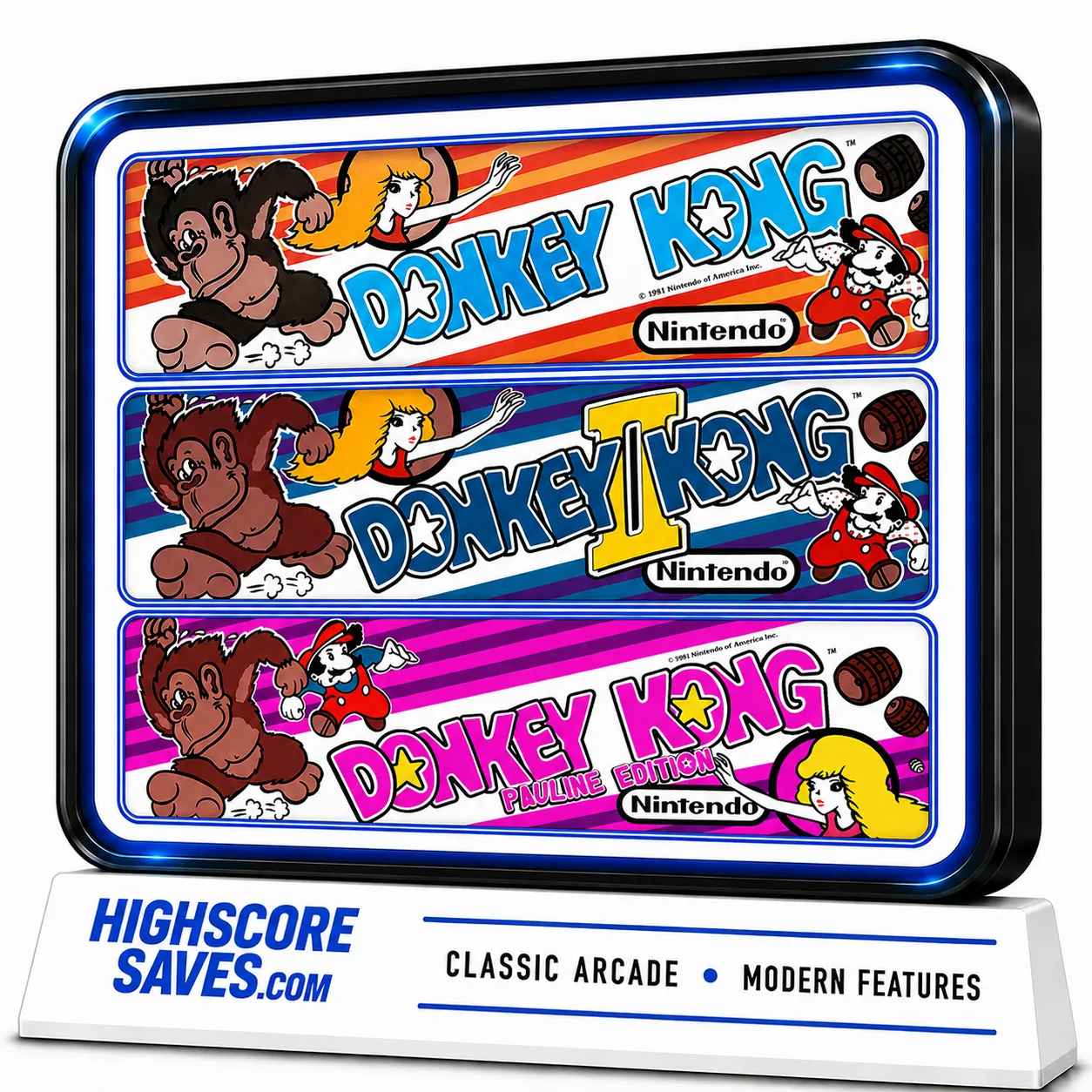 Donkey Kong | D2K | Pauline Edition Free Play and High Score Save Kit