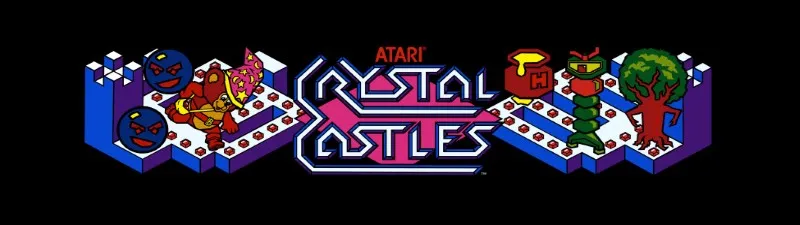 Crystal Castles Free Play and High Score Save Kit for original Atari arcade PCB