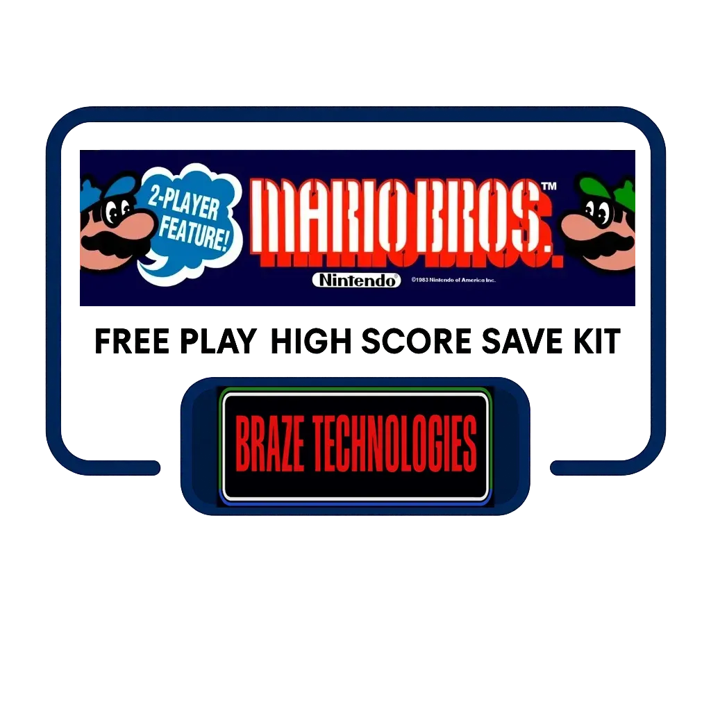 Braze Mario Bros Free Play and High Score Save Kit