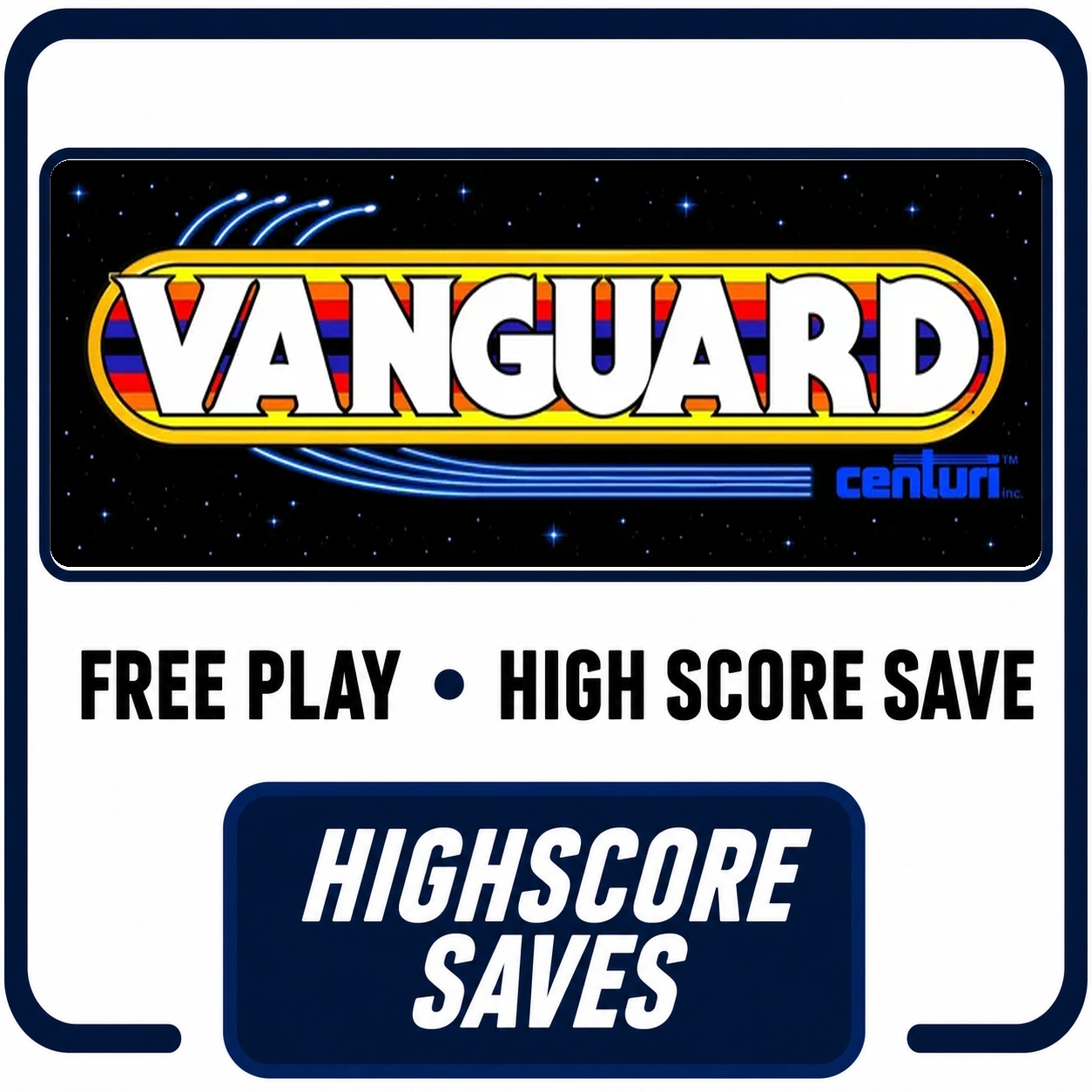 Vanguard Free Play and High Score Save Kit