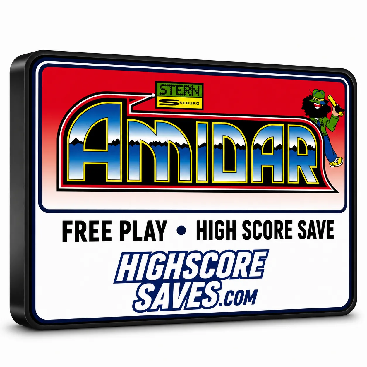 Amidar Arcade Free Play and High Score Save Kit PCB Upgrade