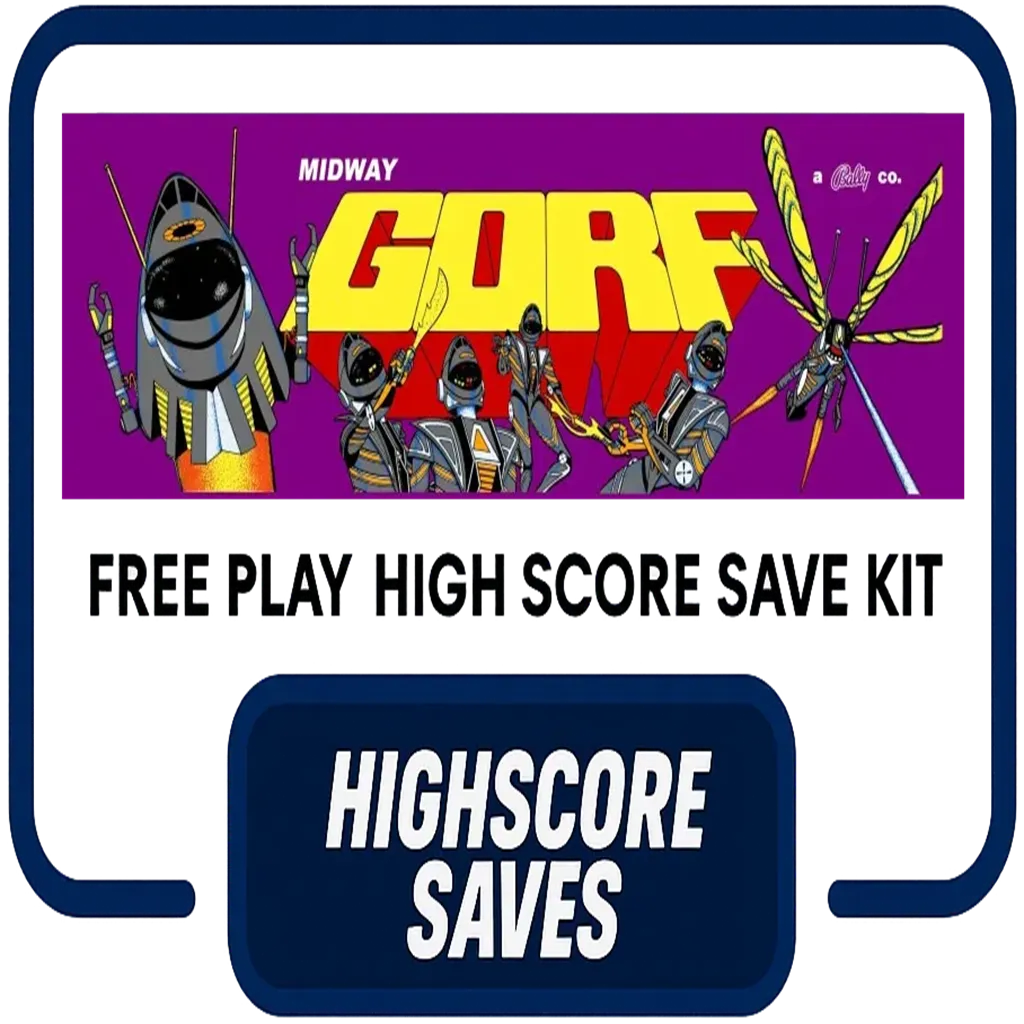 Gorf Free Play and High Score Save Kit