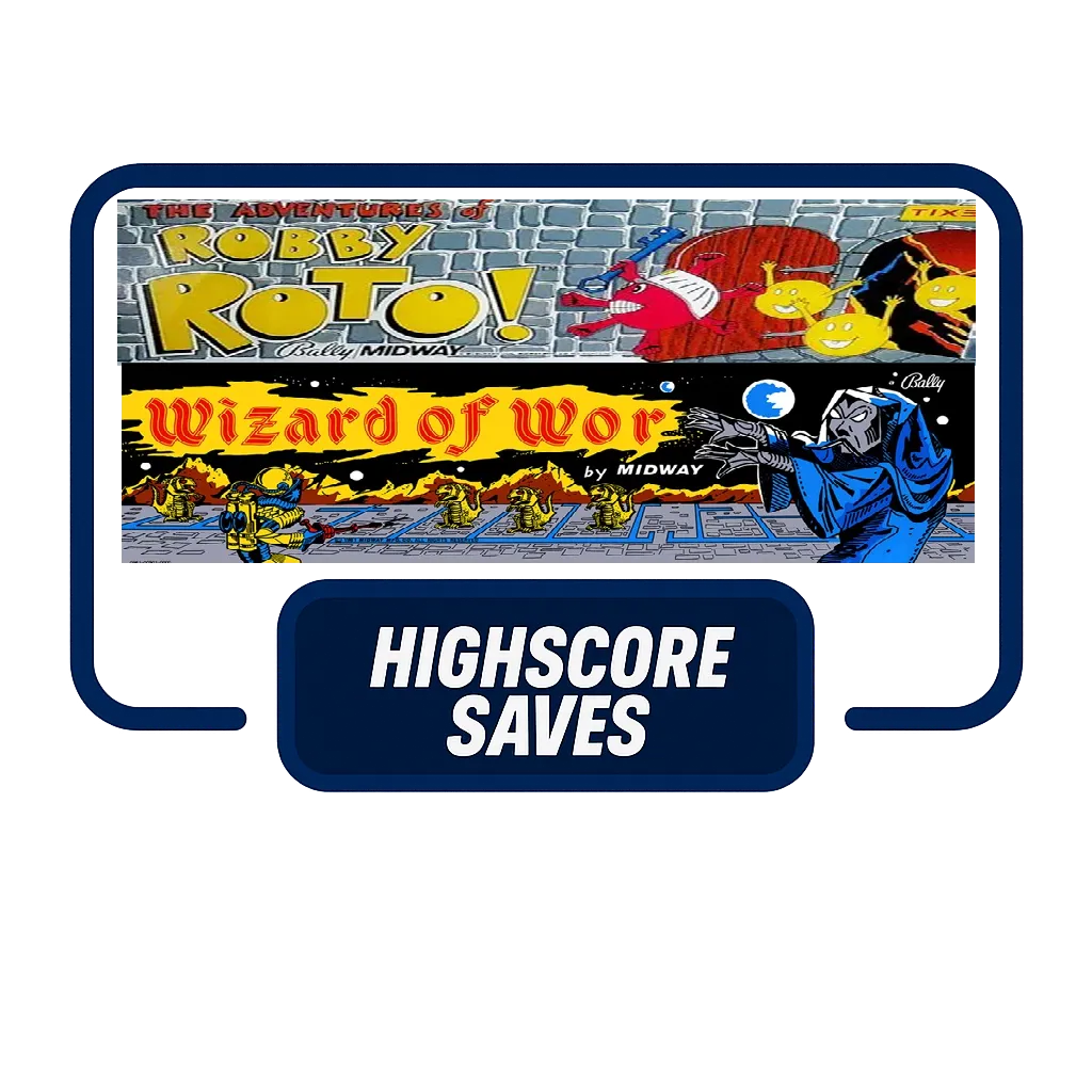 Robby Roto | Wizard of Wor Multigame Free Play and High Score Save Kit