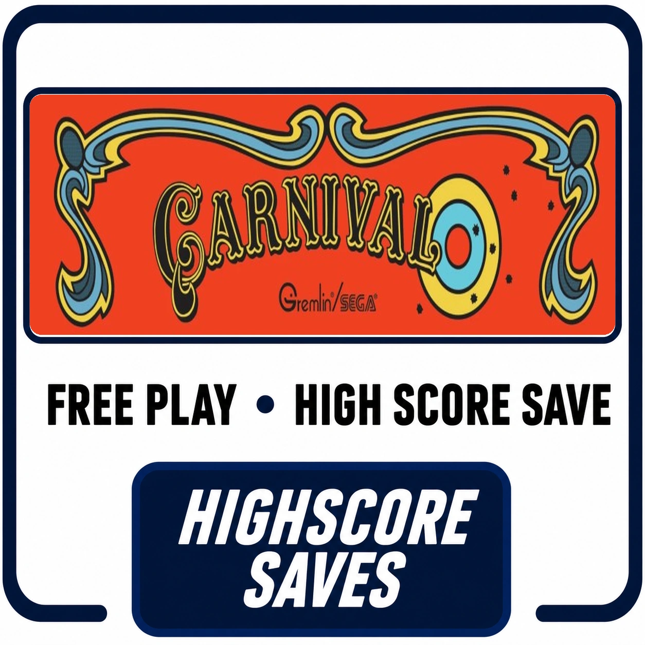 Carnival Free Play and High Score Save Kit