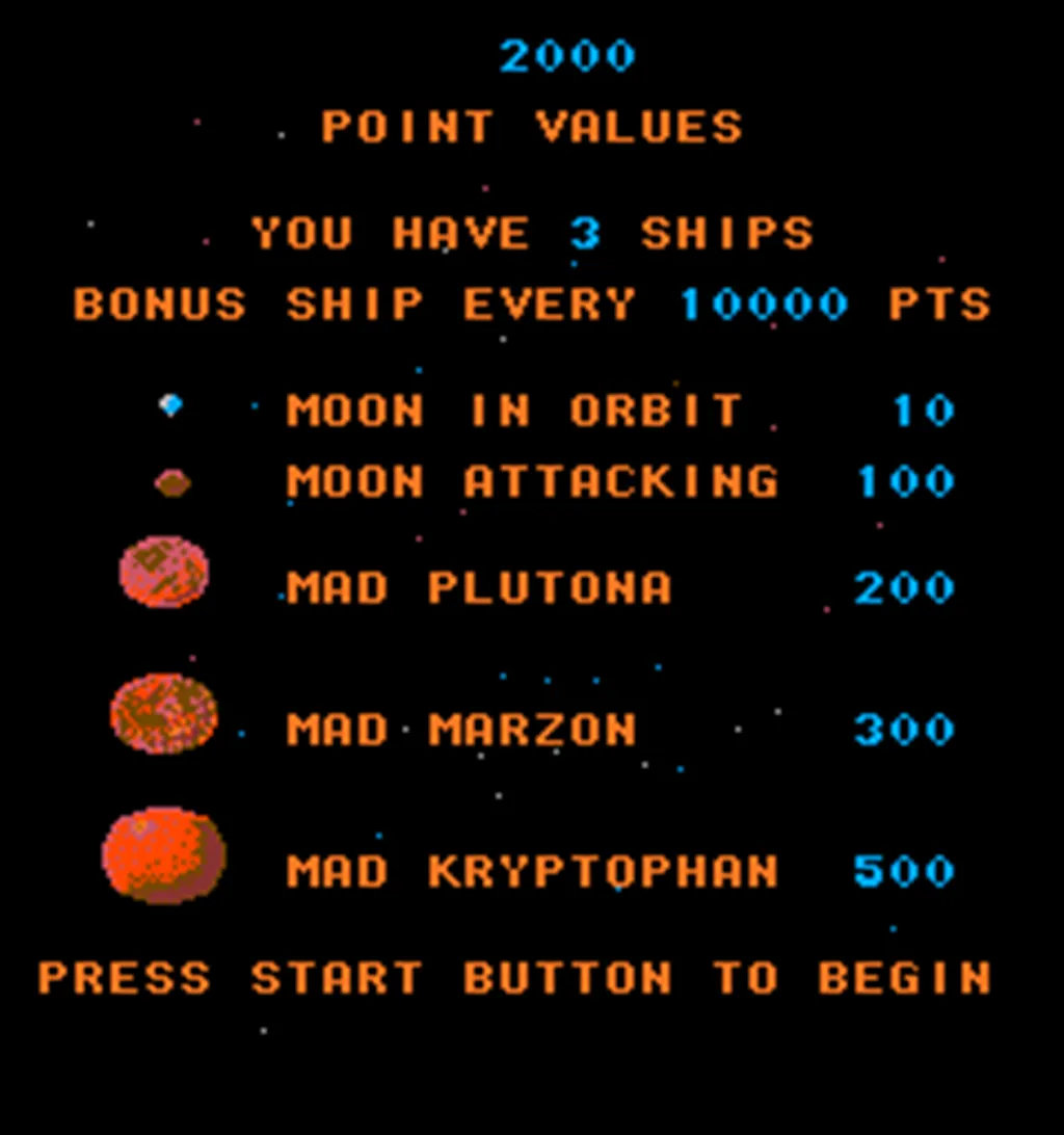 Mad Planets Arcade Free Play and High Score Save Kit