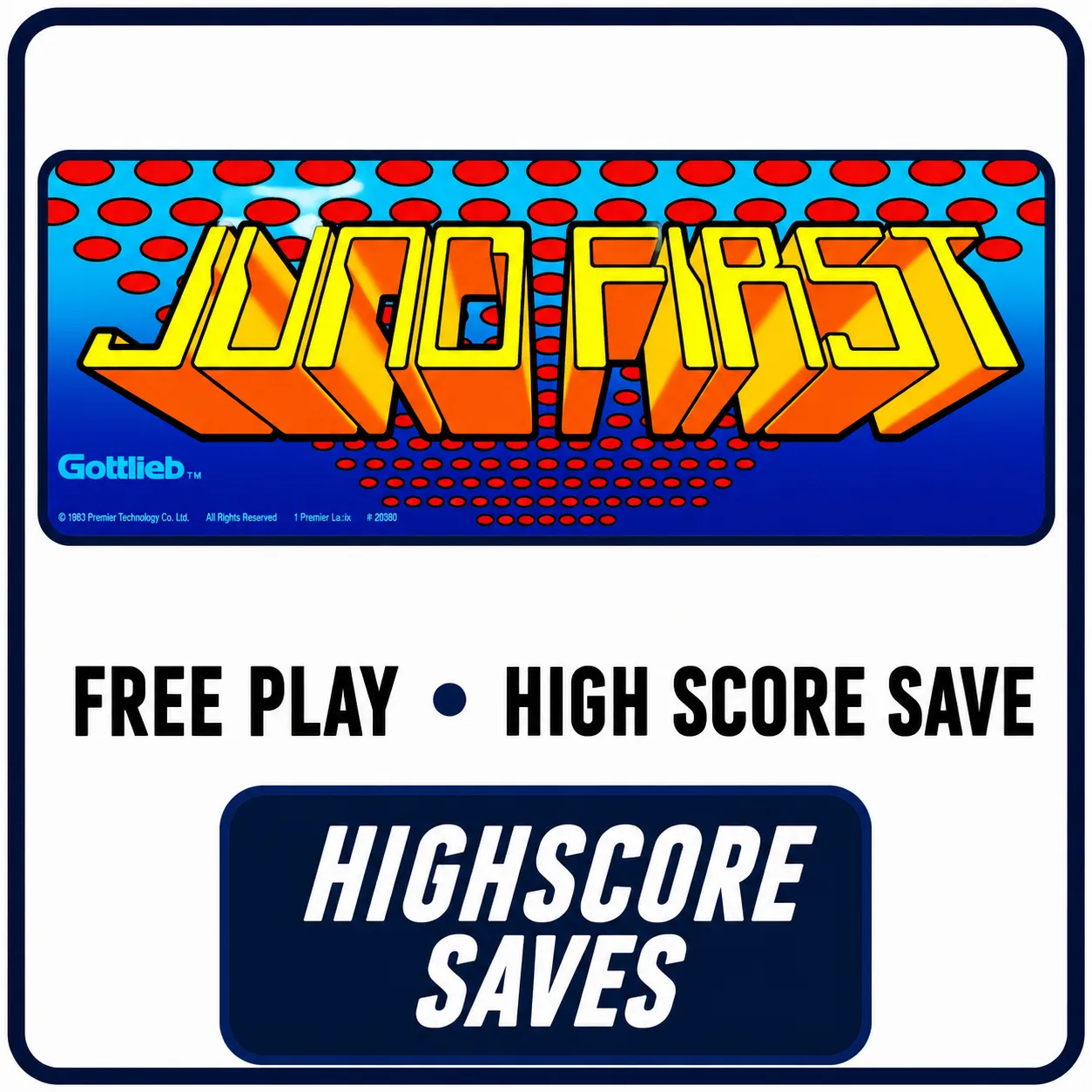 Juno First Free Play and High Score Save Kit