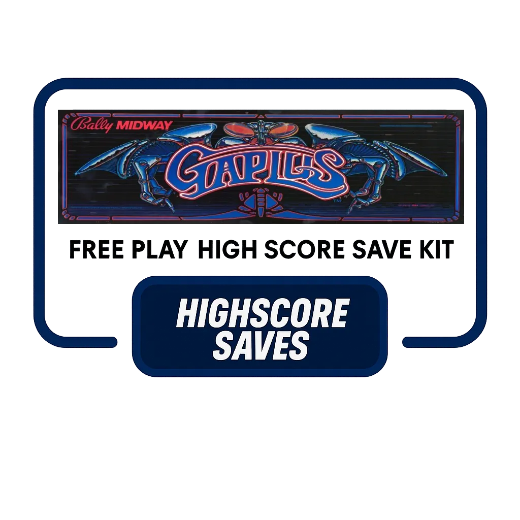 Galaga 3 | Gaplus Free Play and High Score Save Kit Galaga 3 | Gaplus Free Play and High Score Save Kit