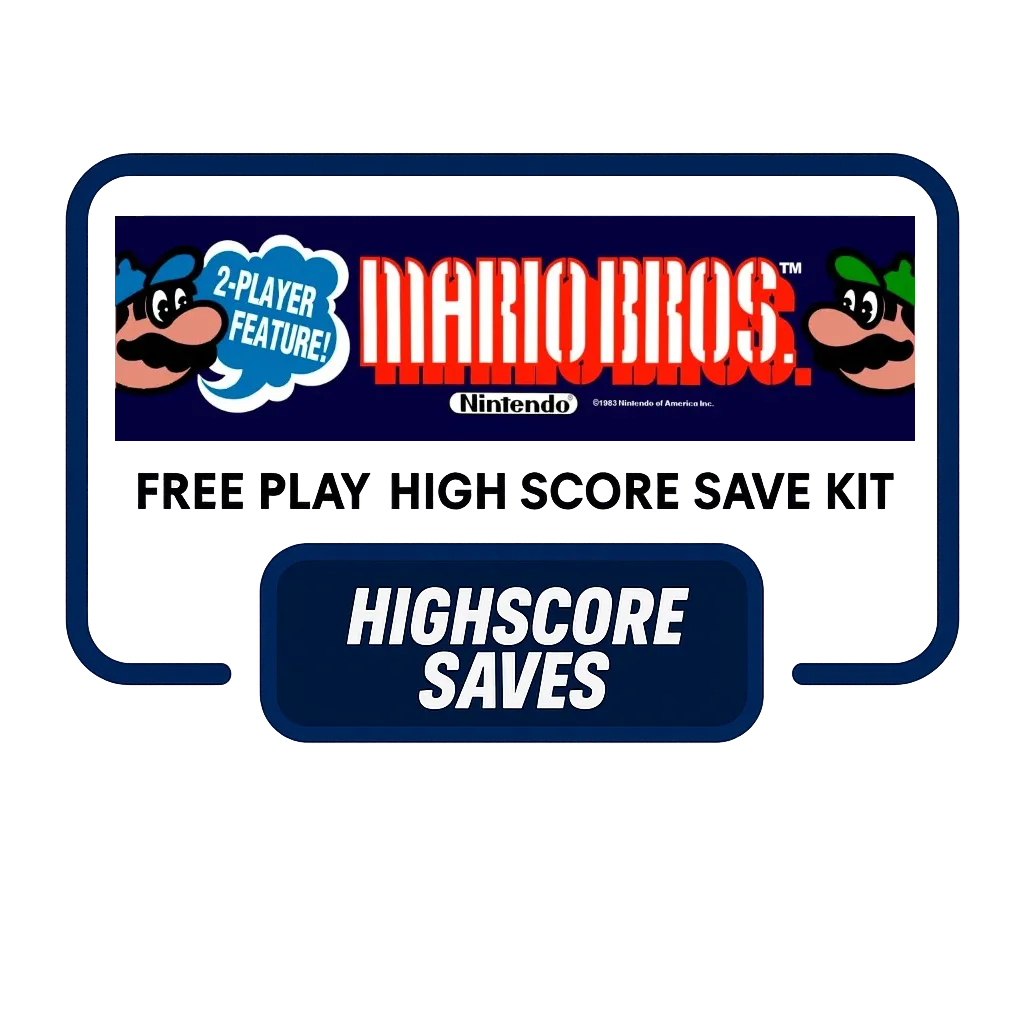 Mario Bros Free Play and High Score Save Kit