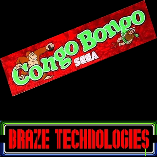 Braze Congo Bongo Free Play and High Score Save Kit Braze Congo Bongo Free Play and High Score Save Kit