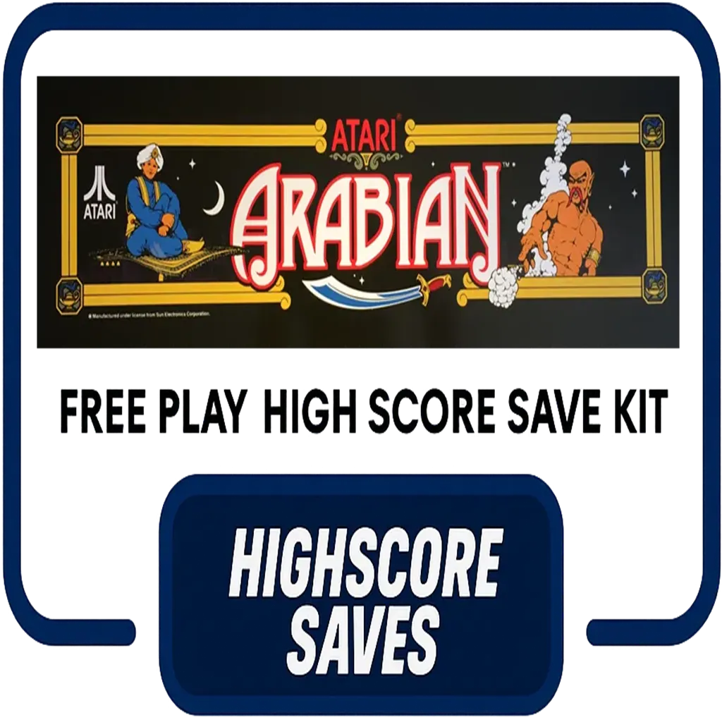 Arabian Free Play and High Score Save Kit