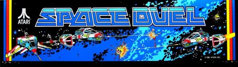 Space Duel Free Play and High Score Save Kit for original Atari arcade PCB