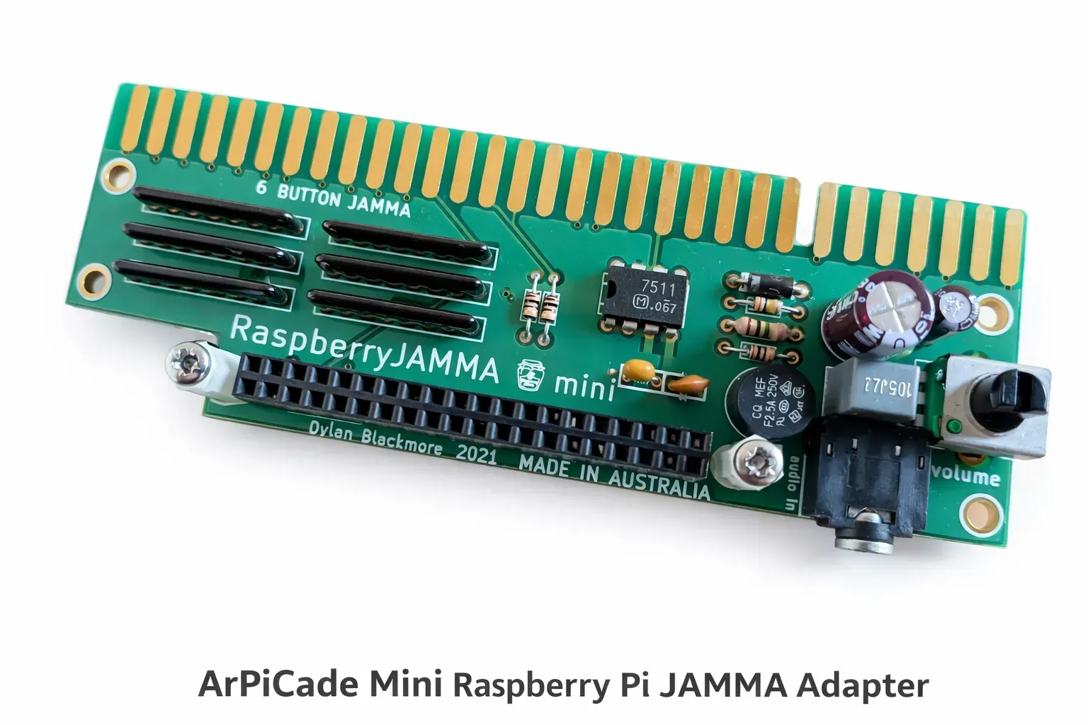 ArPiCade - Mini Raspberry Pi JAMMA Adapter