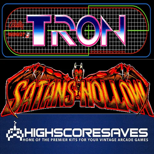 Tron | Satans Hollow Multigame Free Play and High Score Save Kit
