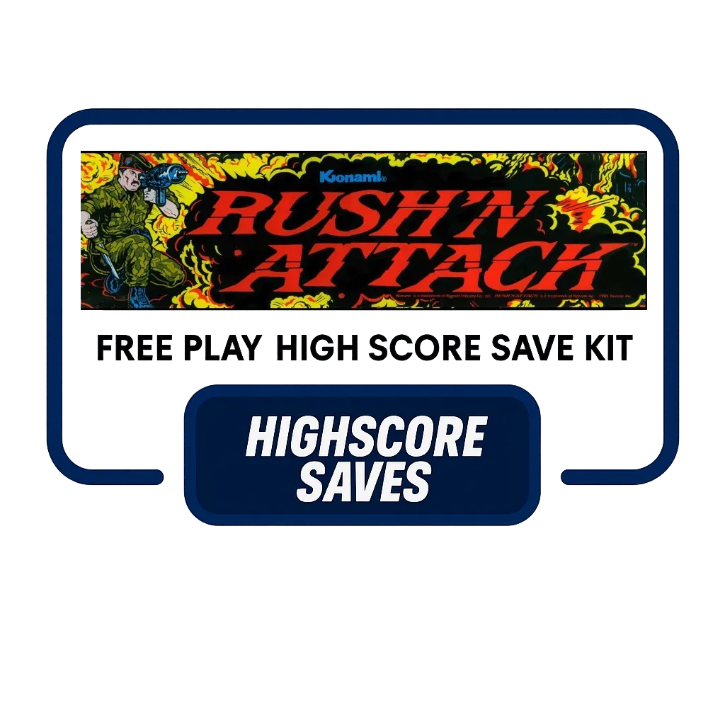 Rush'n Attack | Green Beret Free Play and High Score Save Kit Rush'n Attack | Green Beret Free Play and High Score Save Kit