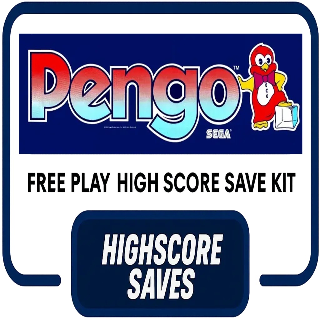 Pengo Free Play and High Score Save Kit