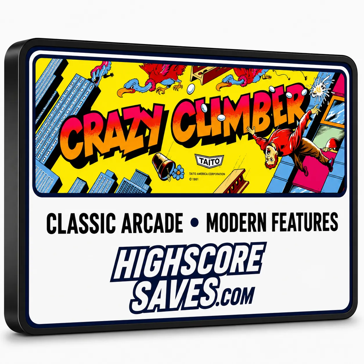 Crazy Climber Free Play and High Score Save Kit