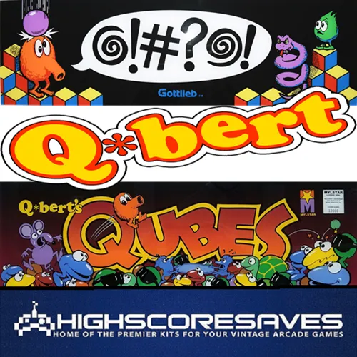 Qbert | Qbert Qubes | FHMC Qbert Multigame Free Play and High Score Save Kit Qbert | Qbert Qubes | FHMC Qbert Multigame Free Play and High Score Save Kit