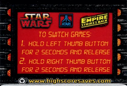 Star Wars | Empire Strikes Back Multigame Instruction Magnet Star Wars | Empire Strikes Back Multigame Instruction Magnet