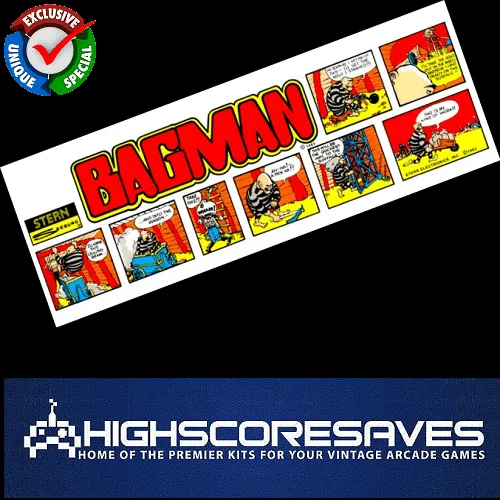 Bagman Free Play and High Score Save Kit Bagman Free Play and High Score Save Kit