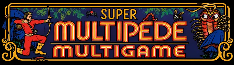 Super Multipede Free Play and High Score Save Kit for original Atari arcade PCB
