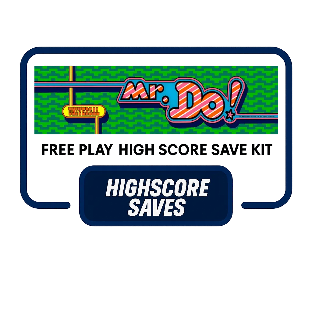 Mr Do Free Play and High Score Save Kit