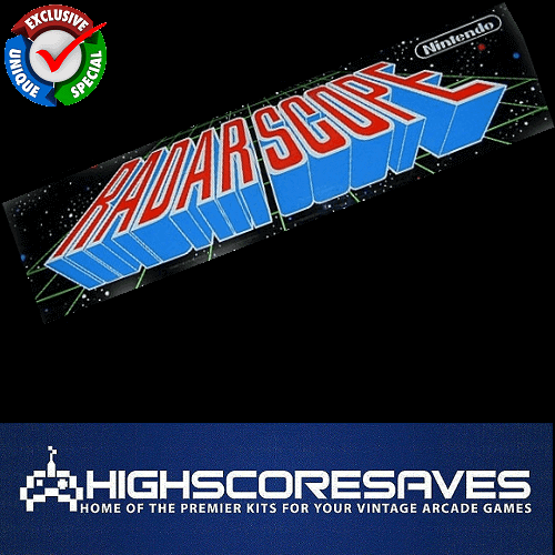 Radarscope Free Play and High Score Save Kit Radarscope Free Play and High Score Save Kit