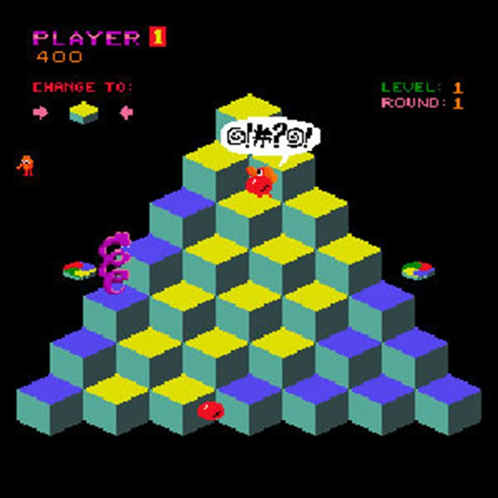 Qbert | Qbert Qubes | FHMC Multigame Free Play and High Score Save Kit