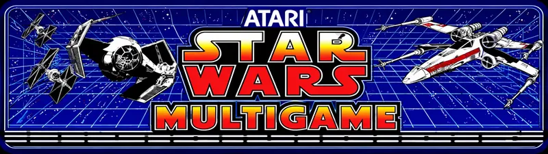 Star Wars and Empire Strikes Back Multigame Free Play and High Score Save Kit installation guide marquee