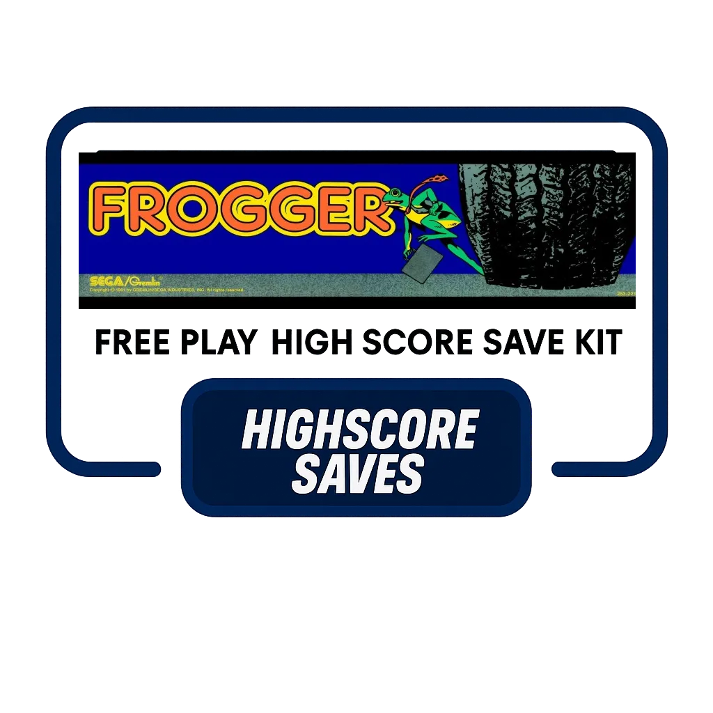 Frogger Free Play and High Score Save Kit Frogger Free Play and High Score Save Kit