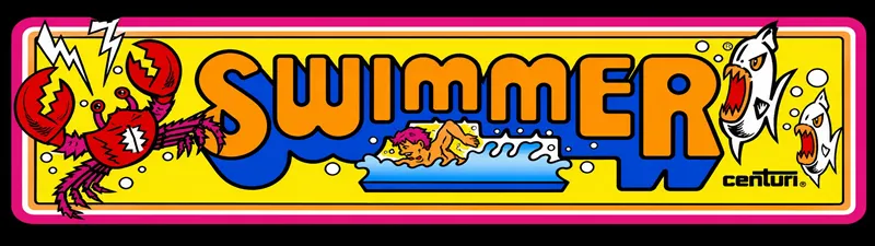 Swimmer Free Play and High Score Save Kit installation guide marquee