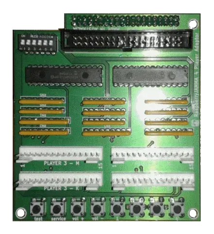 ArPiCade - Raspberry Pi JAMMA Adapter - 4 Player Adapter Only