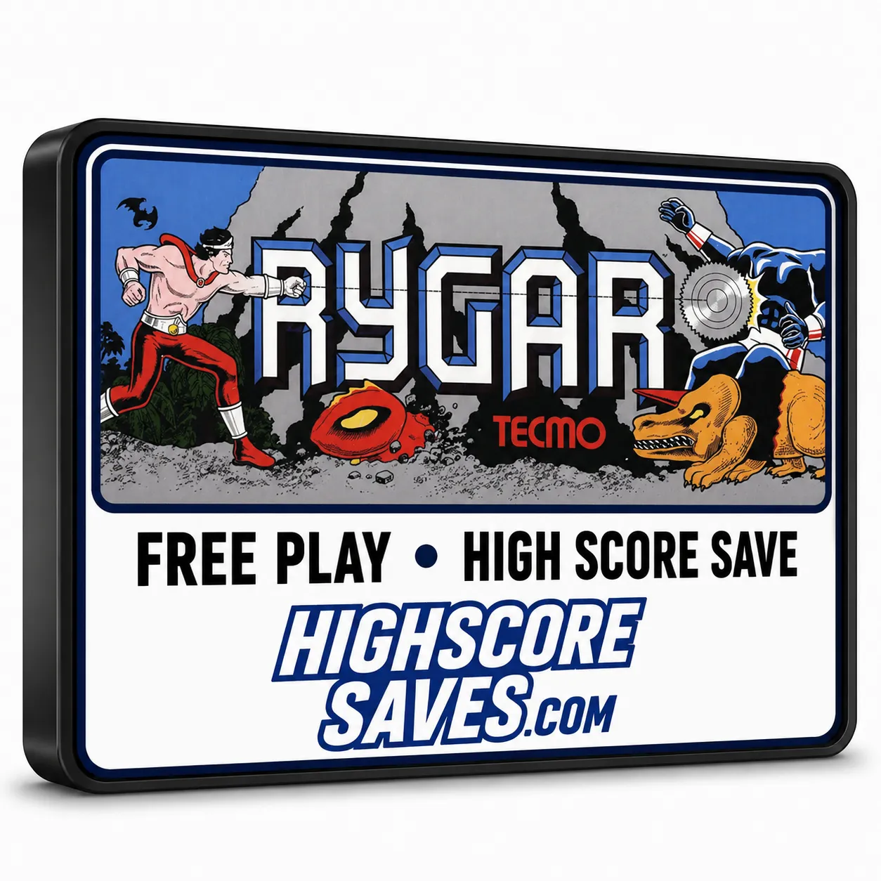 Rygar Free Play and High Score Save Kit