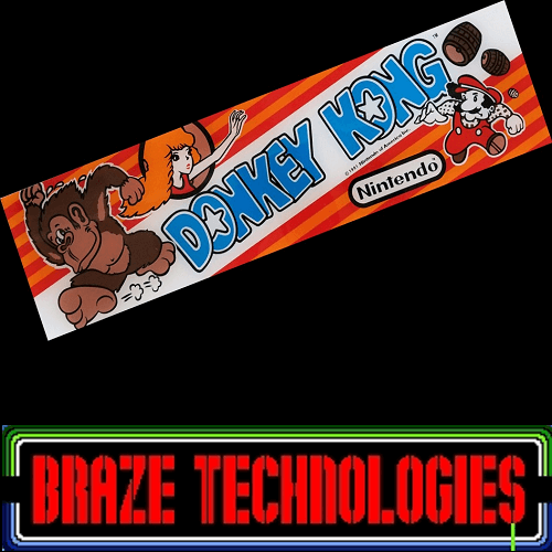 Braze Donkey Kong Free Play and High Score Save Kit Braze Donkey Kong Free Play and High Score Save Kit