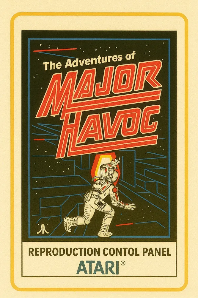 Major Havoc Reproduction Control Panel
