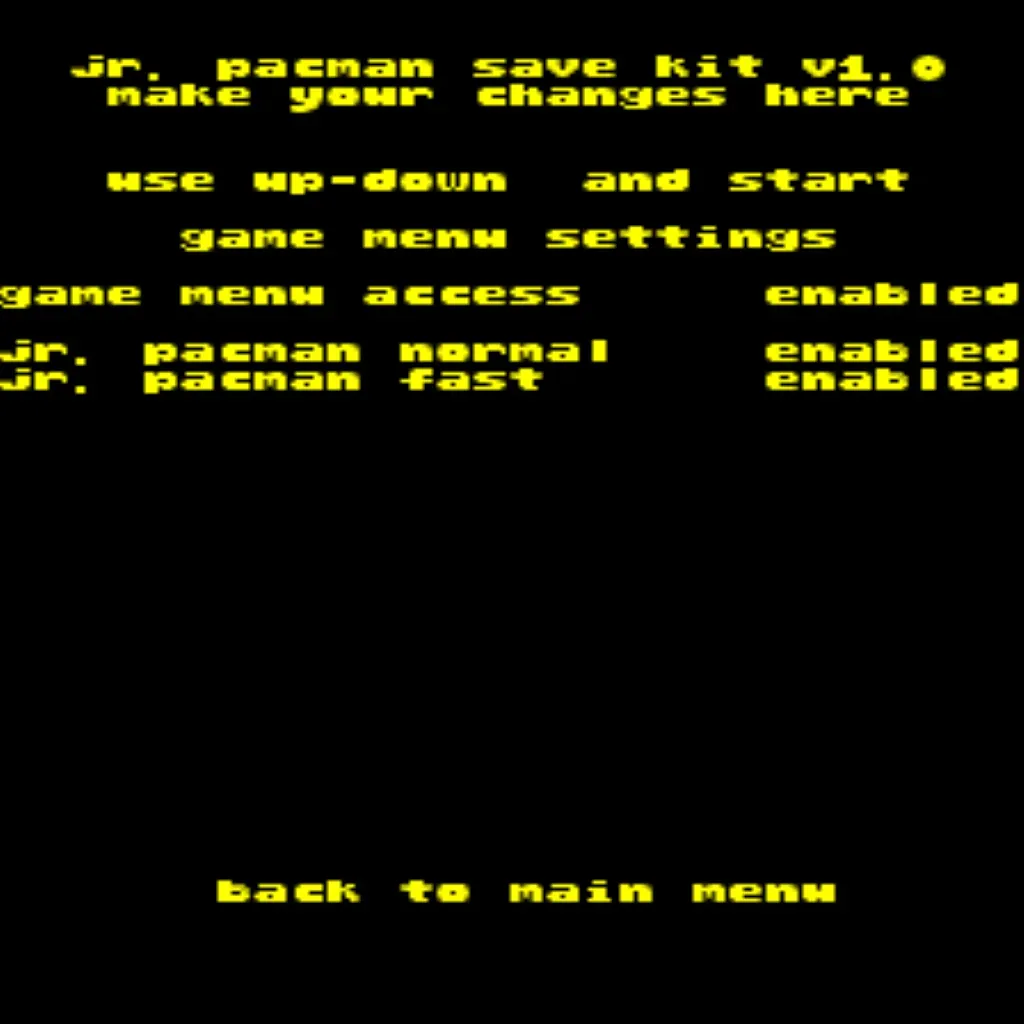 Free Pacman Computer Score Jr Pac-Man Free Play and High Score Save Kit HighScoreSaves