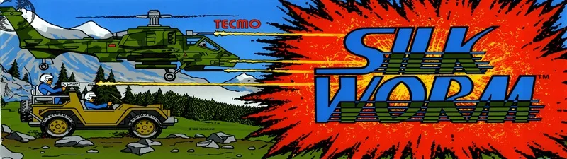 Silk Worm Free Play and High Score Save Kit installation guide marquee