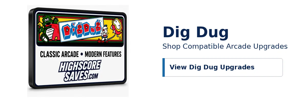 Dig Dug Free Play and High Score Save Kits
