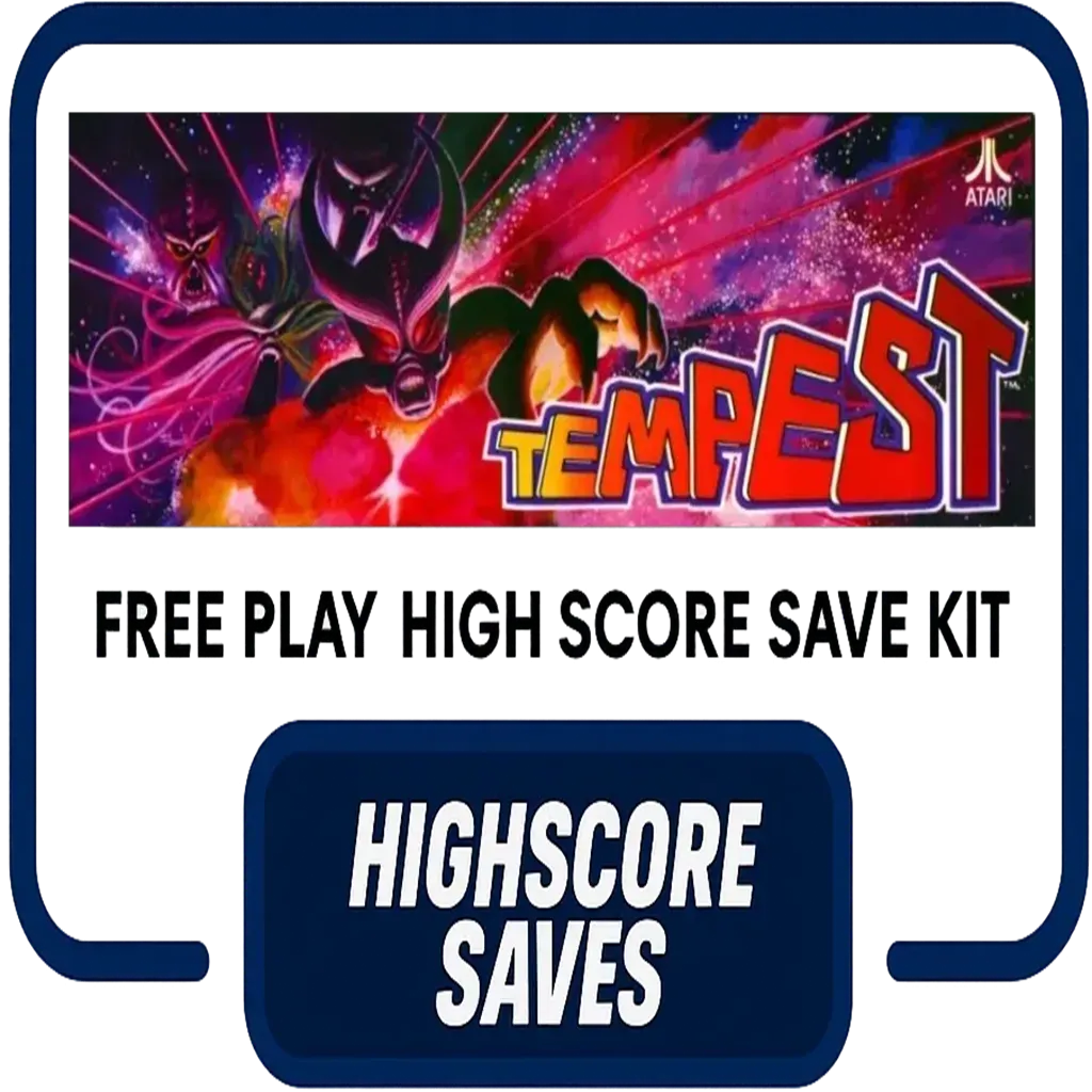 Basic Fun Tempest Buy Tempest Free Play and High Score Save Kits for Arcade Hardware