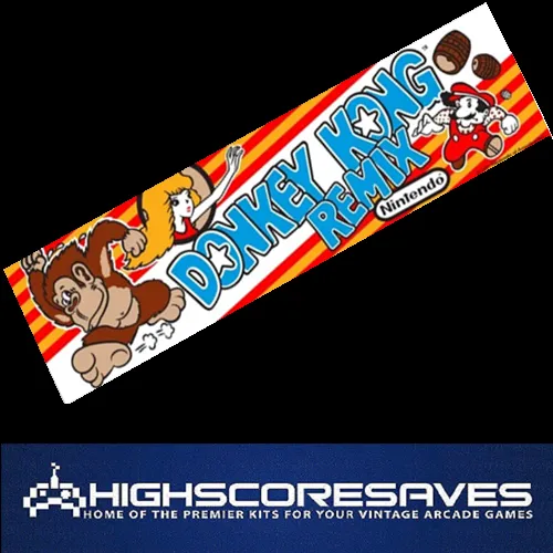 Donkey Kong Remix Tournament Edition Multigame Free Play and High Score Save Kit