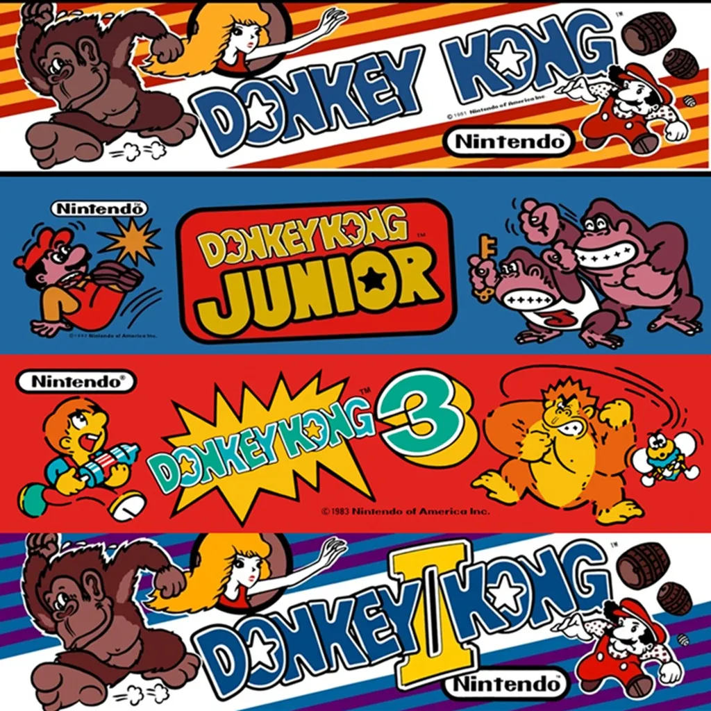 Donkey Kong Rearranged Multigame Free Play and High Score Save Kit