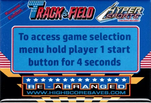 Hyper Sports | Track and Field | Rearranged Multigame Instruction Magnet Hyper Sports | Track and Field | Rearranged Multigame Instruction Magnet